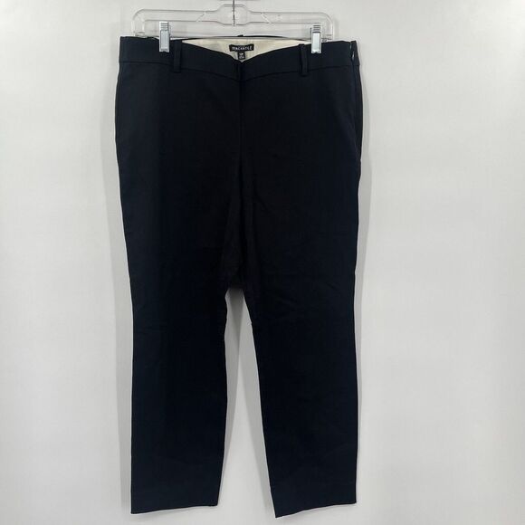 J. Crew Womens Pants Slim Crop Stretch Cotton Side‎ Zip 12P Petite NWT Black - Picture 1 of 5